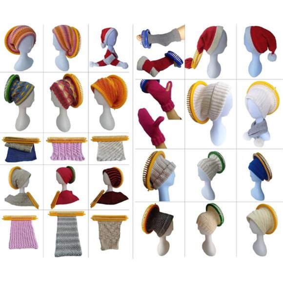 Round Knitting Loom Set Long Knitting Board Weave Loom Craft Yarn Kit DIY Tool - Picture 2 of 7